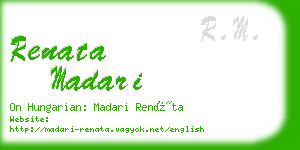 renata madari business card